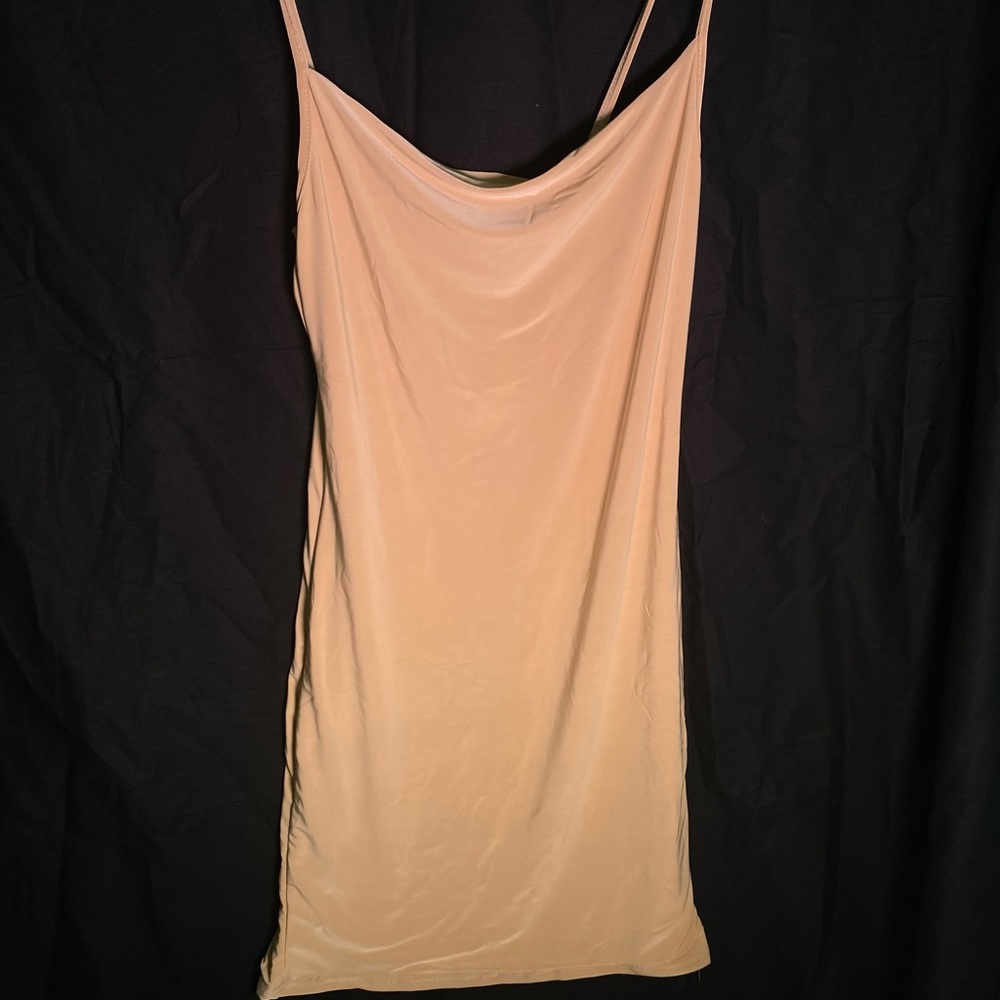 Pretty little thing nude slip dress 👗